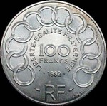 100 francs 1992